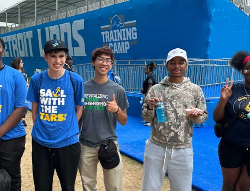 Life Remodeled Students Connect at Detroit Lions Community Partner Day